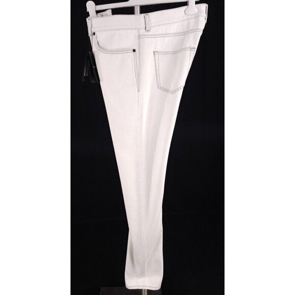 Saint Laurent Paris D18 M/SL-LW Jeans 34 Mens Off White Defect New - Picture 5 of 16